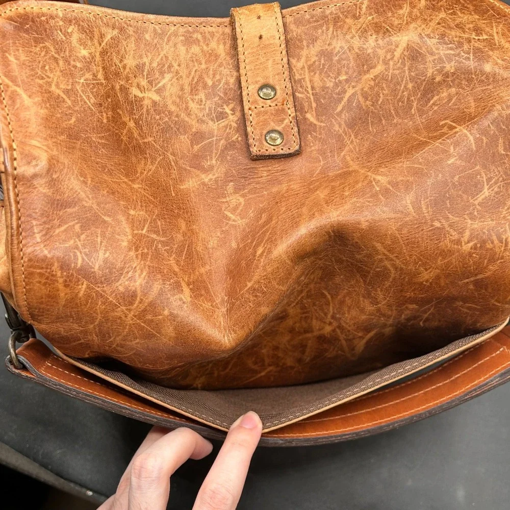 ONA The Bowery Leather Camera Bag Antique Cognac Messenger Shoulder Bag